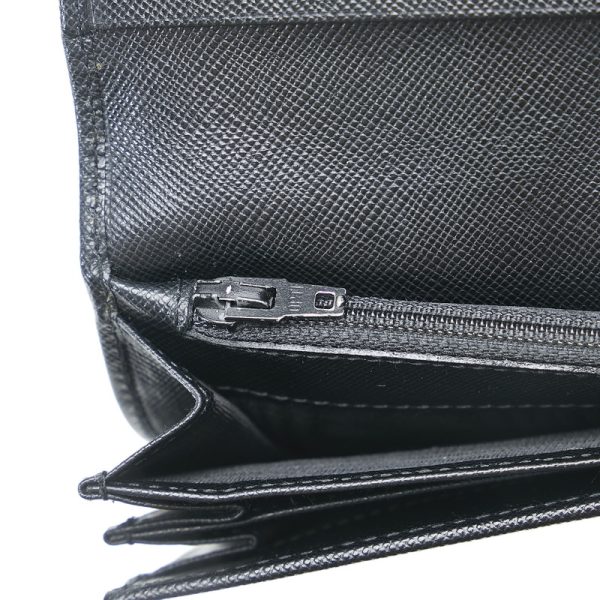 tofvo04nl8v0tgko 9 Prada Saffiano Long Wallet Black Leather