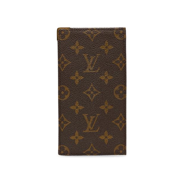 tpihnwvg2x2rr1y6 3 Louis Vuitton Monogram Billfold Long Wallet Case Brown