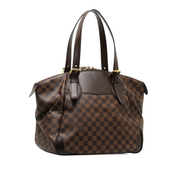 tvd0erfwzumgxg1d 2 Louis Vuitton Damier Verona GM Tote Bag Ebene Brown