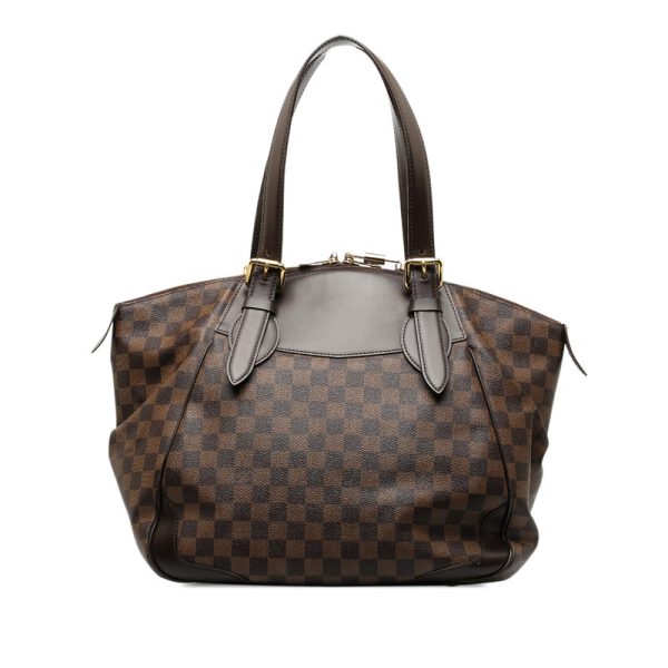 tvd0erfwzumgxg1d 3 Louis Vuitton Damier Verona GM Tote Bag Ebene Brown