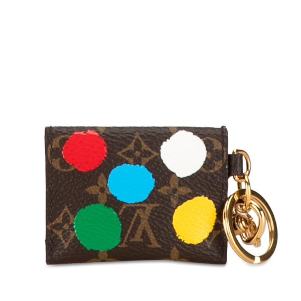 ui32widq2hkezsu7 3 Louis Vuitton Kirigami Painted Dot Charm Keyring Brown