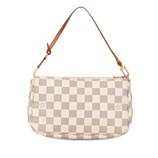 un016d0v8jg50tby 3 Louis Vuitton Damier Azur Pochette Accessory N51986 White