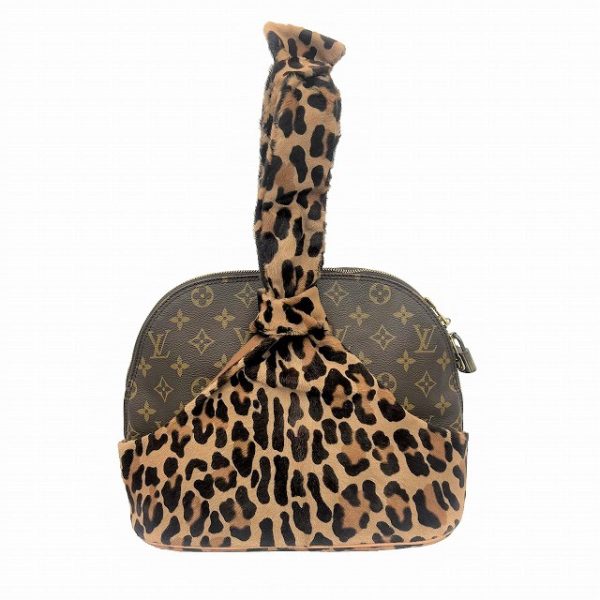 unnamed 3 Louis Vuitton Alma Handbag Monogram Leopard Harako Brown