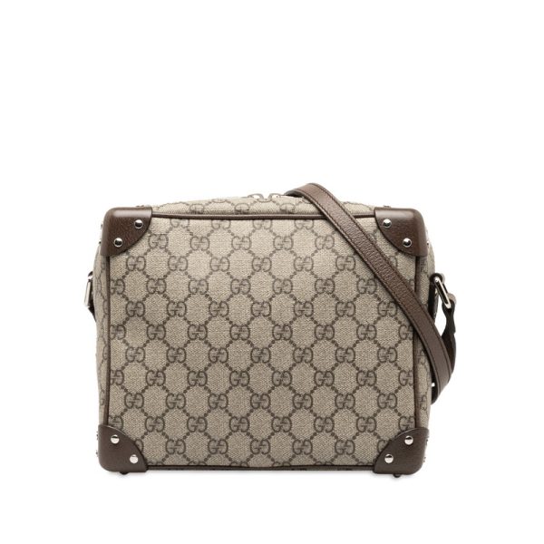 uplzukjhuruzziyd 1 Gucci GG Supreme Crossbody Shoulder Bag Brown