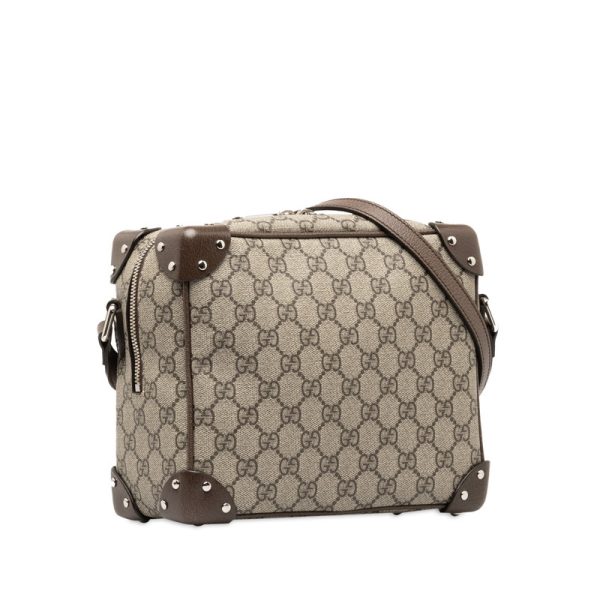 uplzukjhuruzziyd 2 Gucci GG Supreme Crossbody Shoulder Bag Brown