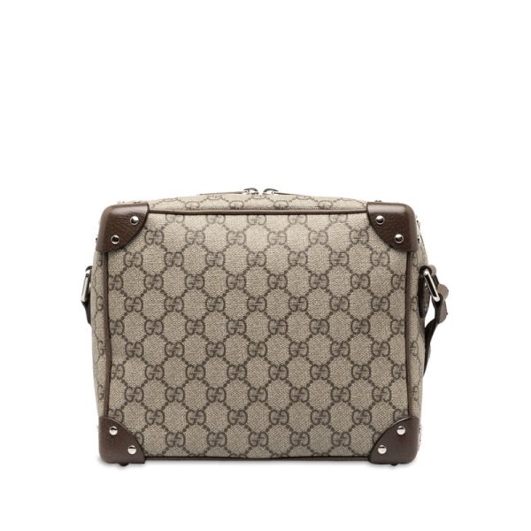 uplzukjhuruzziyd 3 Gucci GG Supreme Crossbody Shoulder Bag Brown