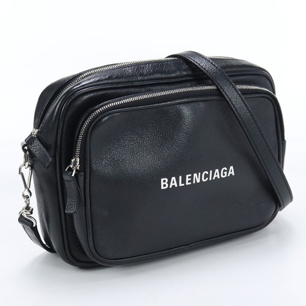 usdbg76014011001 Balenciaga Everyday Crossbody Leather Bag Black