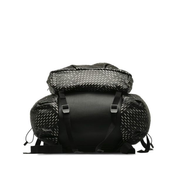 usl2n3mxj6ig2mca 4 Bottega Veneta Punching Rucksack Backpack Black Leather