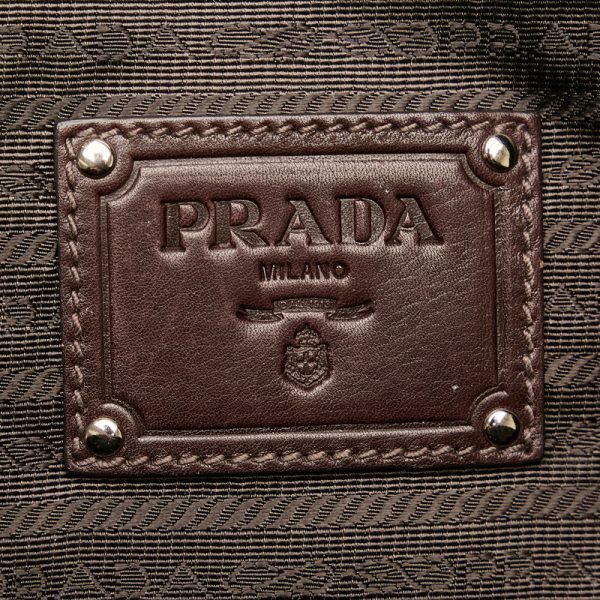 uu7yglormgm4w2cr 6 Prada Handbag BL0273 Brown Leather