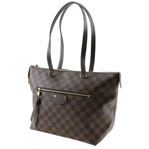 w121324446 2 LOUIS VUITTON Jena PM Tote Bag Damier Canvas Brown