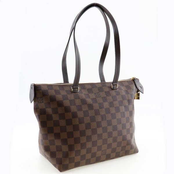 w121324446 3 LOUIS VUITTON Jena PM Tote Bag Damier Canvas Brown