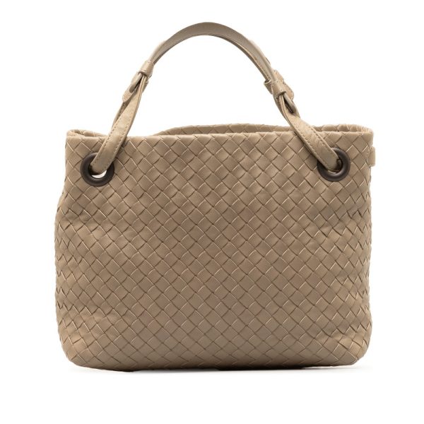 w2a8yfykyxrxz9tr 1 Bottega Veneta Intrecciato Handbag Tote Bag Gray Leather