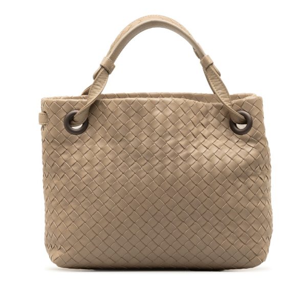 w2a8yfykyxrxz9tr 3 Bottega Veneta Intrecciato Handbag Tote Bag Gray Leather