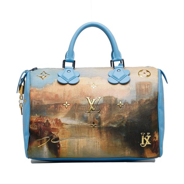 w3nz7s98j4fxcf41 3 Louis Vuitton Masters Speedy 30 M43306 Blue Multicolor