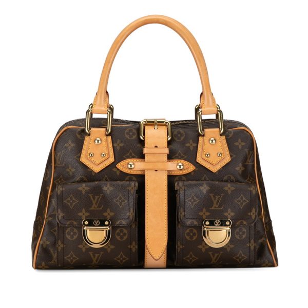 w4syh7dy8mixfkz9 1 Louis Vuitton Monogram Manhattan GM Handbag Brown