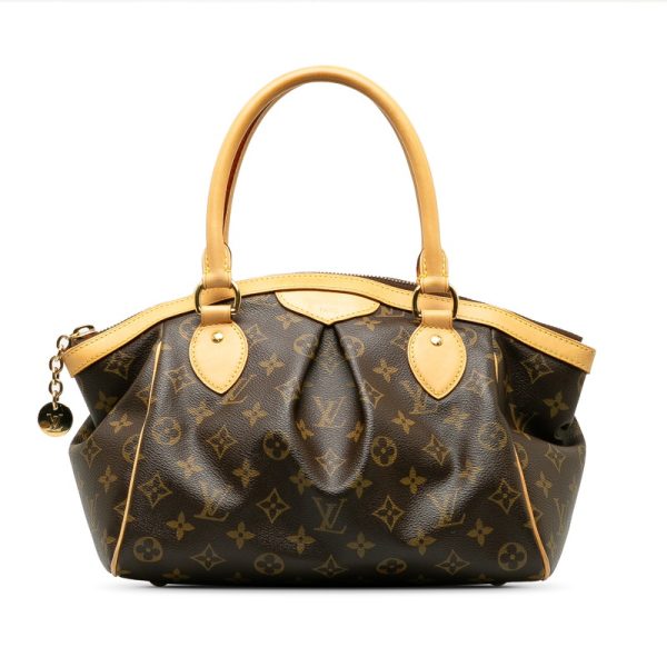 w595xaqiyyrrq9uk 1 Louis Vuitton Monogram Tivoli PM M40143 Brown Leather