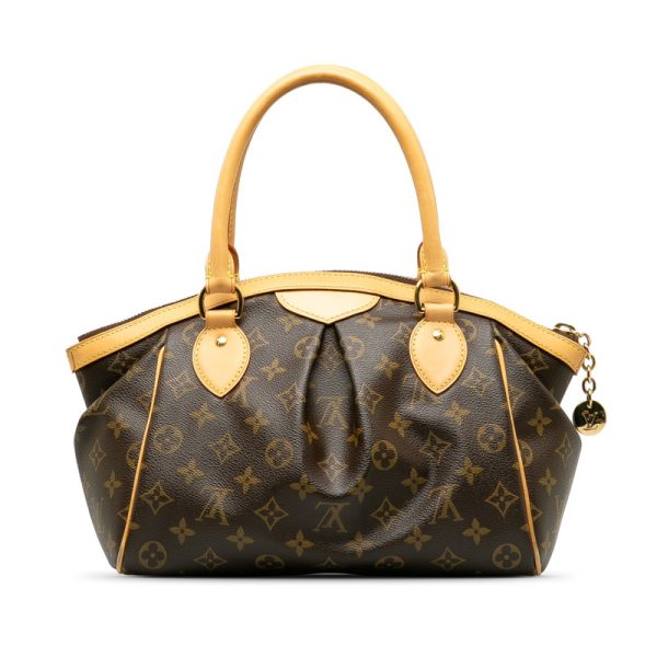 w595xaqiyyrrq9uk 3 Louis Vuitton Monogram Tivoli PM M40143 Brown Leather