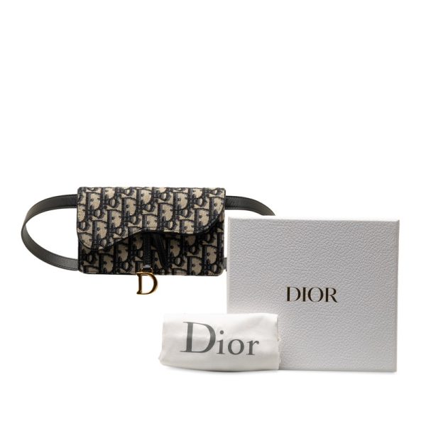 wycmq3gz0p7ik4s9 10 Dior Trotter Saddle Belt Pouch Belt Bag Navy Blue