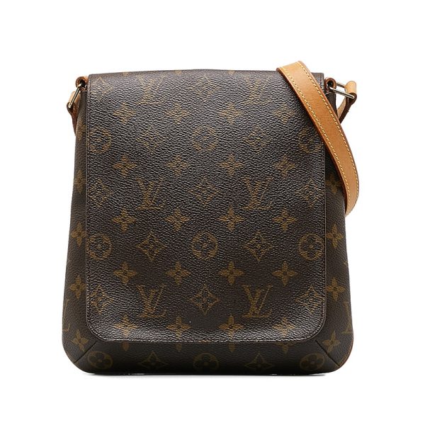 xkuf4tjvfvk5vigy 1 Louis Vuitton Monogram Musette Salsa Long Shoulder Bag Brown