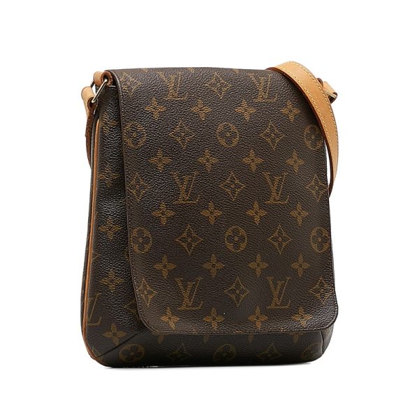 xkuf4tjvfvk5vigy 2 Louis Vuitton Monogram Musette Salsa Long Shoulder Bag Brown