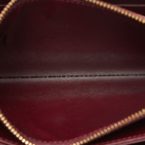 xwa7xj8mw791bdg9 6 Louis Vuitton Zippy Wallet M93575 Violette Wine Red Patent Leather