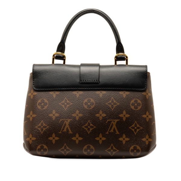 y09xuy2417q8exs0 3 Louis Vuitton Monogram Locky BB Shoulder Bag 2WAY Noir Brown