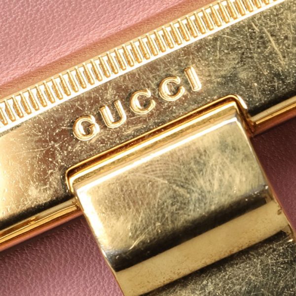 y0x5v5gcc7uoyrs8 8 Gucci Small Padlock Chain Shoulder Bag Pink Leather