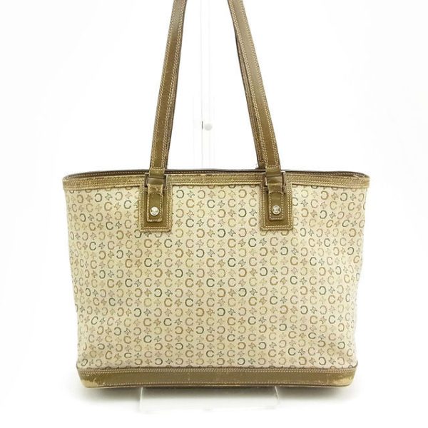 y241 Celine Tote Bag Green Beige