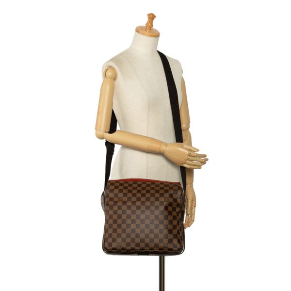 yiiahy56lfy2p4vr 9 Louis Vuitton Damier Naviglio Shoulder Bag N45255 Brown