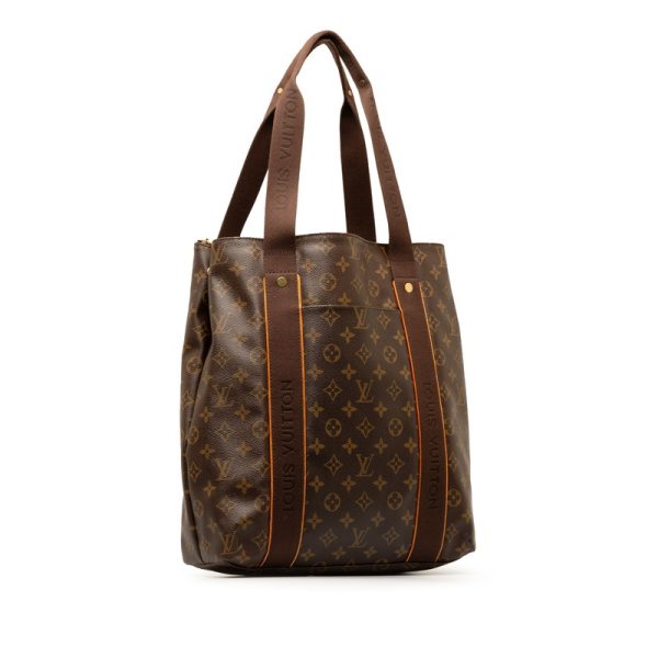 yoys09cifsjj948k 2 Louis Vuitton Monogram Cava Bobur Tote Bag Brown