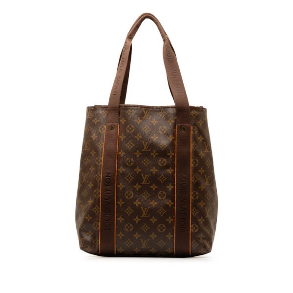 yoys09cifsjj948k 3 Louis Vuitton Monogram Cava Bobur Tote Bag Brown