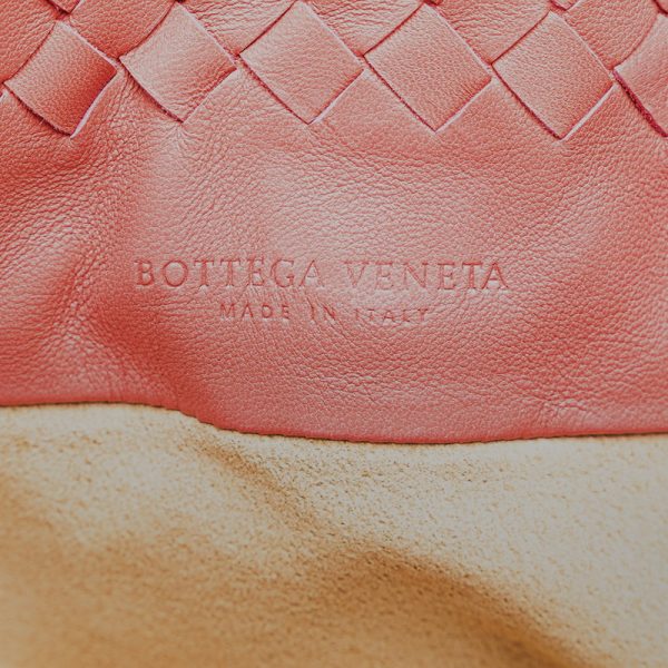 ypiuec7rus9m0g66 6 Bottega Veneta Intrecciato Marchese Handbag Shoulder Bag Pink Greige Leather