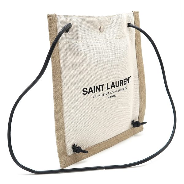 ysluniversite 1 Saint Laurent Canvas Crossbody Ecru