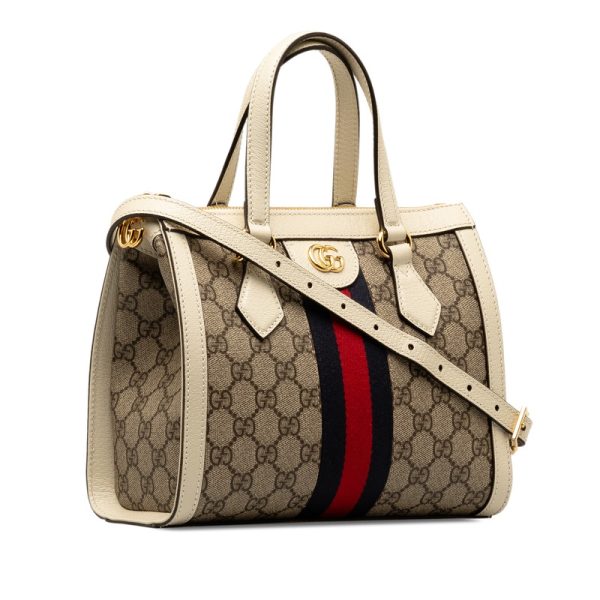 yupylf7c1wdcqjm0 2 Gucci GG Supreme Ophidia Shoulder Bag 2WAY White