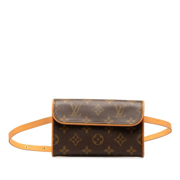 yznfxvxqyslvguyw 1 Louis Vuitton Pochette Florentine Body Bag Waist Bag Brown