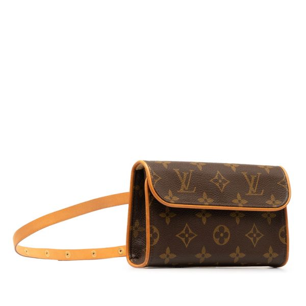 yznfxvxqyslvguyw 2 Louis Vuitton Pochette Florentine Body Bag Waist Bag Brown