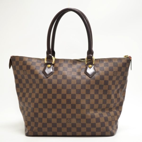 z0000902 2 LOUIS VUITTON N51182 Saleya MM Damier Handbag Brown