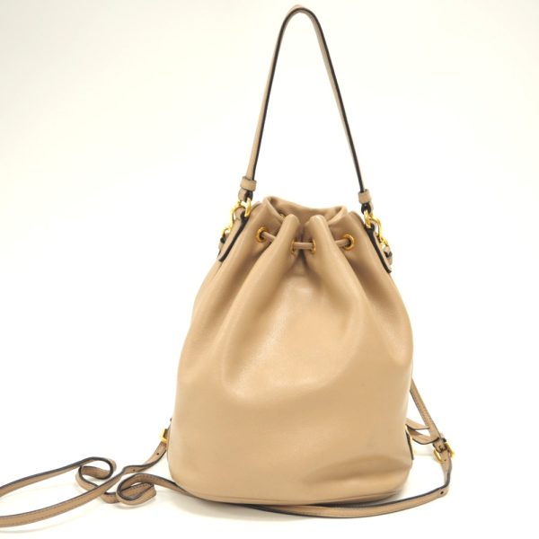 z0001733 2 PRADA 2WAY shoulder bag beige