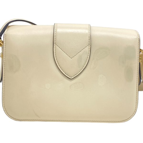 z0001926 2 LOUIS VUITTON M55950 Pont Neuf LV Logo Shoulder Bag Ivory