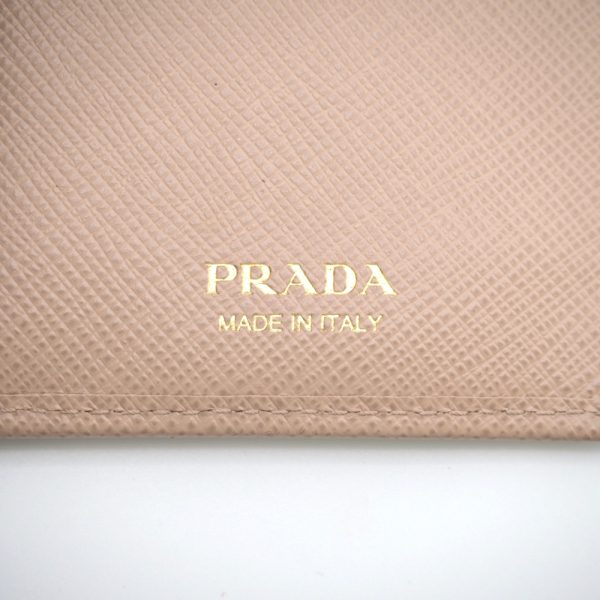 z0001999 10 PRADA 1ML009 Saffiano Long Wallet Beige