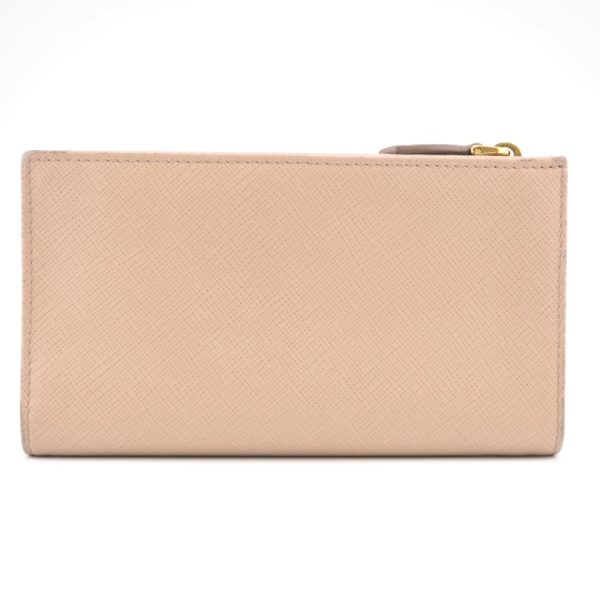 z0001999 2 PRADA 1ML009 Saffiano Long Wallet Beige