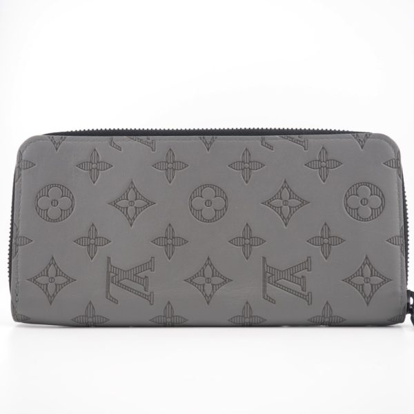 z0002473 2 LOUIS VUITTON M81384 Vertical Shadow Long Wallet Gray