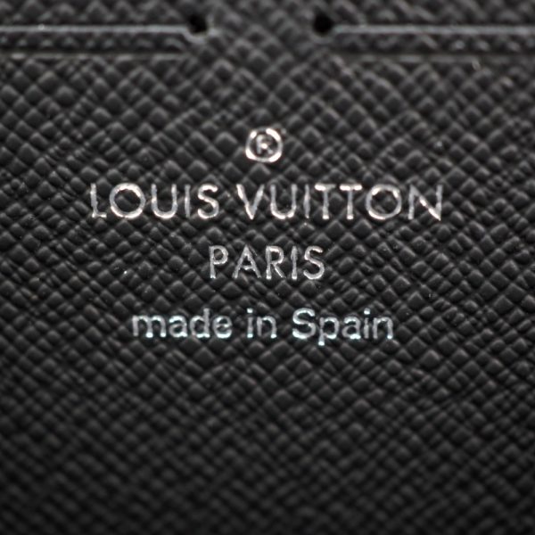 z0002621 11 LOUIS VUITTON N60379 Zippy Dragonne Damier long wallet black