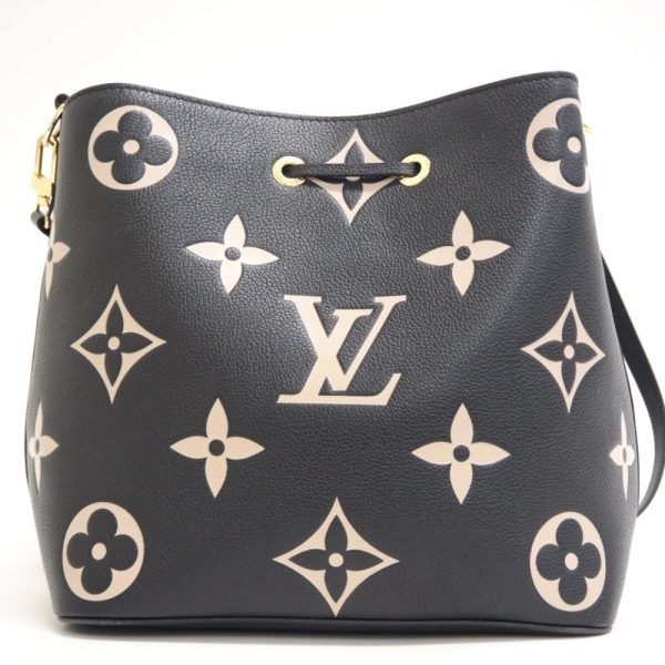 z0002660 2 LOUIS VUITTON Neo Noe MM Empreinte Shoulder Bag Black