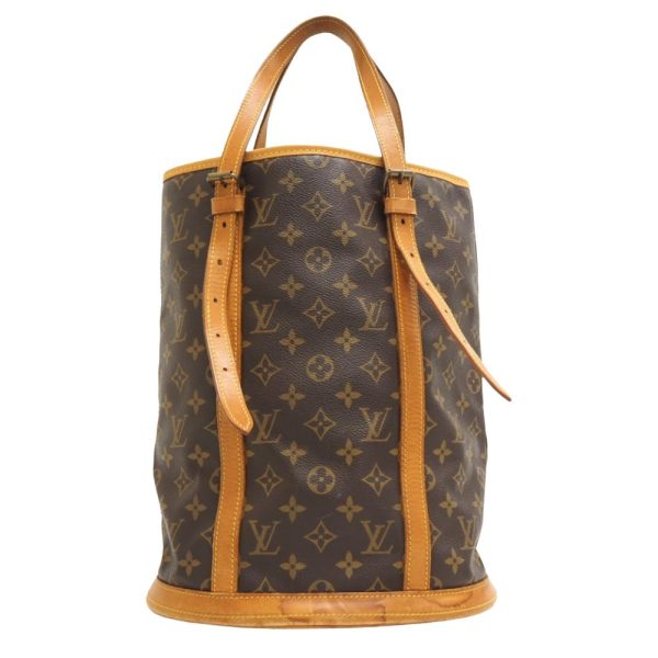 z0002663 1 LOUIS VUITTON M42236 Bucket GM Monogram Shoulder Bag Brown