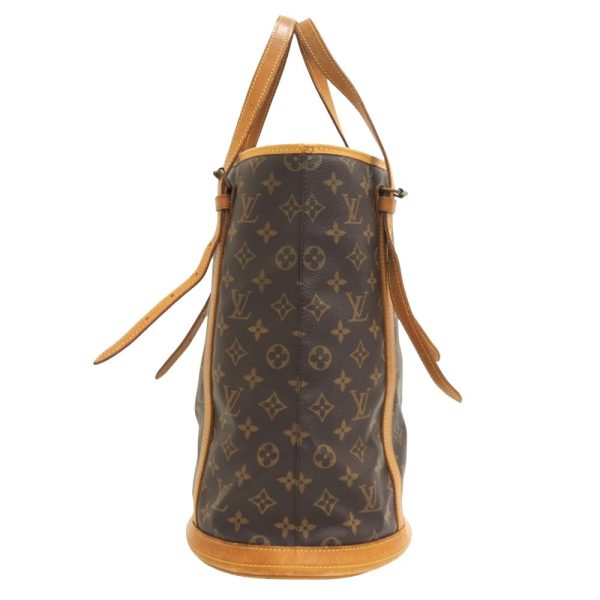 z0002663 3 LOUIS VUITTON M42236 Bucket GM Monogram Shoulder Bag Brown