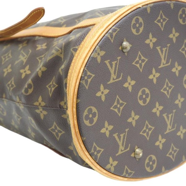 z0002663 4 LOUIS VUITTON M42236 Bucket GM Monogram Shoulder Bag Brown