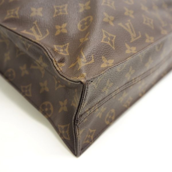 z0002680 4 LOUIS VUITTON M51140 Sac Pla Monogram Tote Bag Brown