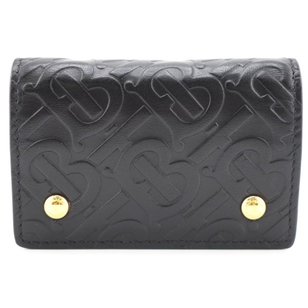 z0002707 1 BURBERRY Monogram Monogram Coin Case Black