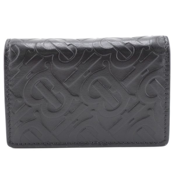 z0002707 2 BURBERRY Monogram Monogram Coin Case Black